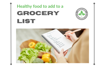 Healthy Food to Add to Grocery List