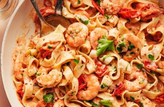 Creamy Tuscan Shrimp Pasta (Dairy-Free)