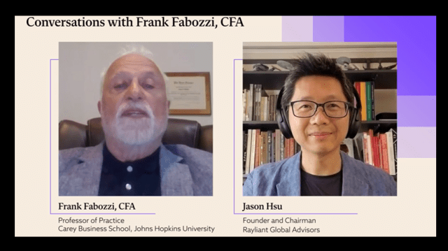 Conversations with Frank Fabozzi, CFA, Featuring Jason Hsu