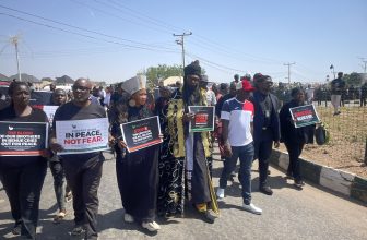 Christians demand justice as they stage peace walk to honour victims