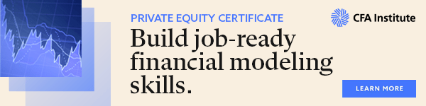 Private Equity Certificate Button