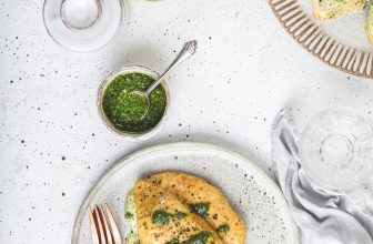 Air fryer Italian stuffed chicken breasts