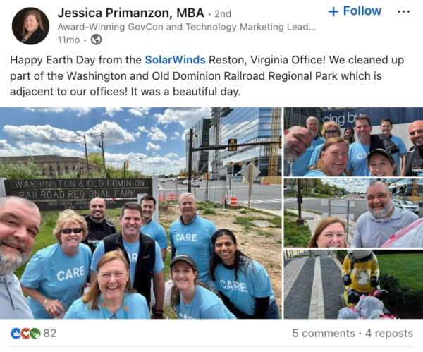 LinkedIn - SolarWinds