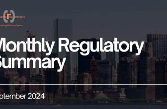Monthly Regulatory Summary (September 2024)