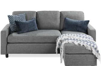 Linen Sectional Sofa Couch with Chaise Lounge only $249.99 shipped!