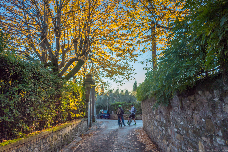 A Week in Florence - bike ride from Fiesole to Florence