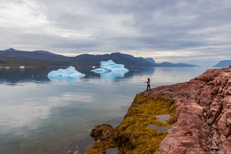 Greenland with kids - Fishing in Greenland