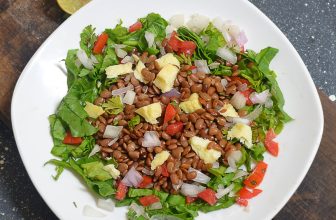 Warm Red Lentil Salad With Goat Cheese Recipe by Archana’s Kitchen