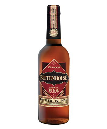 Rittenhouse Rye is one of the best whiskeys for beginners, according to bartenders. 