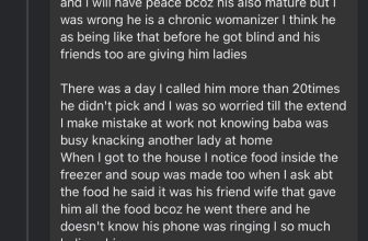 I thought he wouldn’t cheat on me