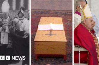 Archive video shows Pope funerals through the years
