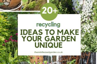 20+ creative, sustainable and thrifty recycled garden ideas – The Middle-Sized Garden