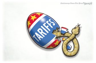 Cartoon: Easter egg hunt