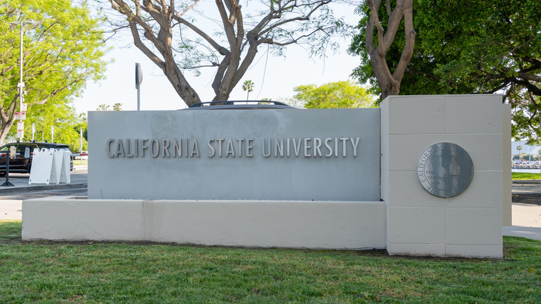 California State University sign