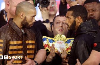 Eubank vs Benn: Chris Eubank Jr opens up on “pain” and heckles Eddie Hearn off stage at news conference