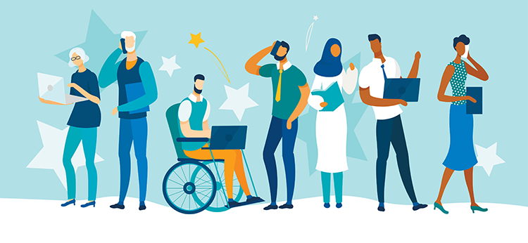 diverse group of businesspeople