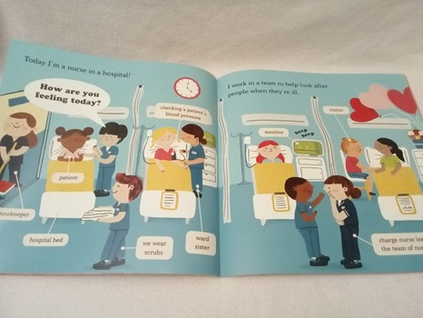 Dress-up Jobs Shoes book page image four