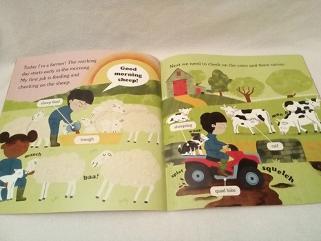 Dress-up Jobs Shoes book page image two