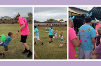 Dads become the easter egg hunt in this viral TikTok