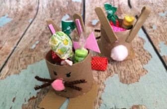 Toilet Paper Roll Bunny Craft- Easter Treat Holders