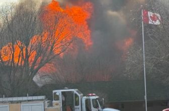 Wildfire prompts evacuation, closure of Highway 16 near Elk Island National Park