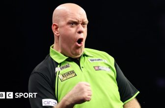 Michael van Gerwen wins German Grand Prix after hitting nine-darter