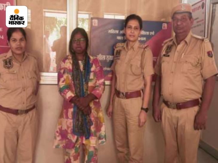 ये तस्वीर तृषा खान की है। जयपुर पुलिस ने 28 अगस्त 2024 को ये प्रेस नोट के साथ जारी की थी।