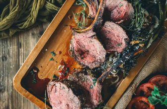 Herb Crusted Grilled Rack of Elk with Buttermilk Marinade
