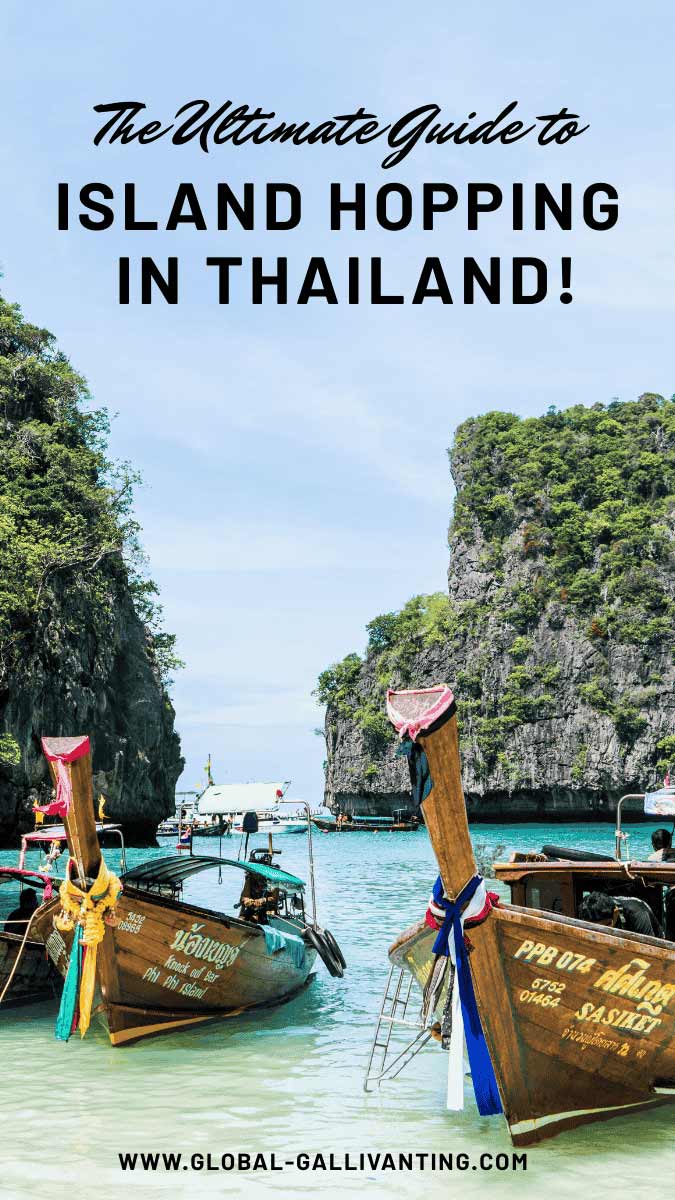 guide to island hopping in thailand pin