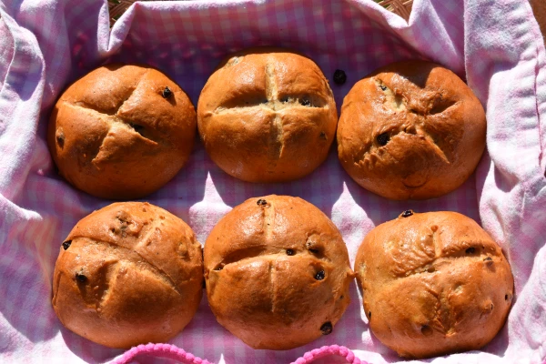 The Alban bun, the original hot cross bun, became part of English culture as well as Catholic history on Good Friday over 650 years ago. Credit: Photo courtesy of St. Alban's Cathedral