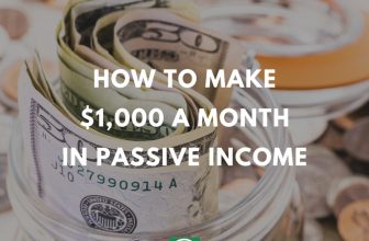 How To Make $1,000 a Month in Passive Income