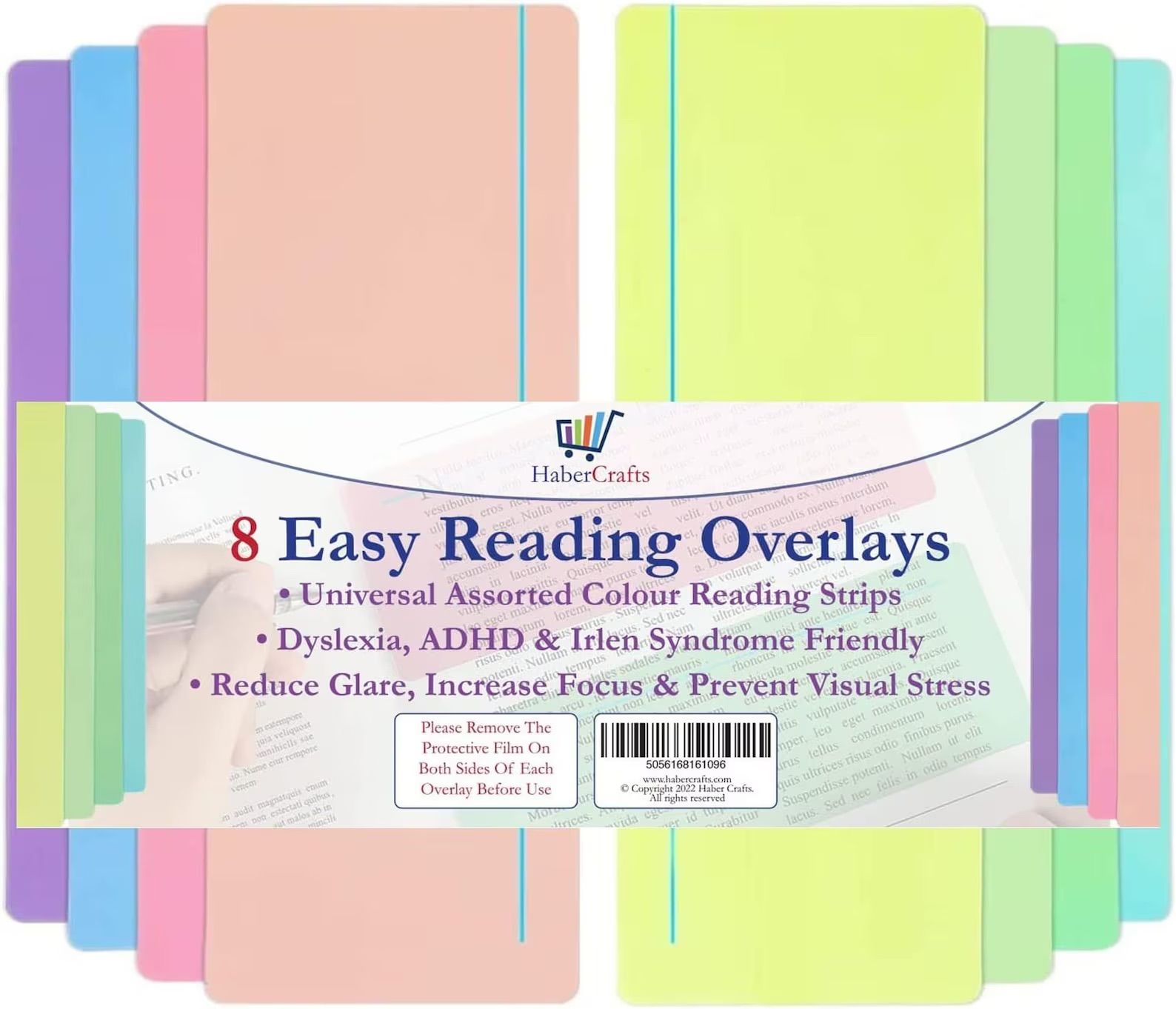 Dyslexia Overlays Reading Ruler