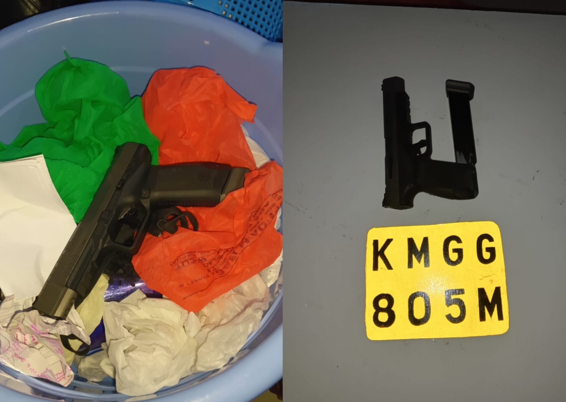 Kenyan woman arrested after she posted photo of herself brandishing gun on WhatsApp and threatening any man who dumped her