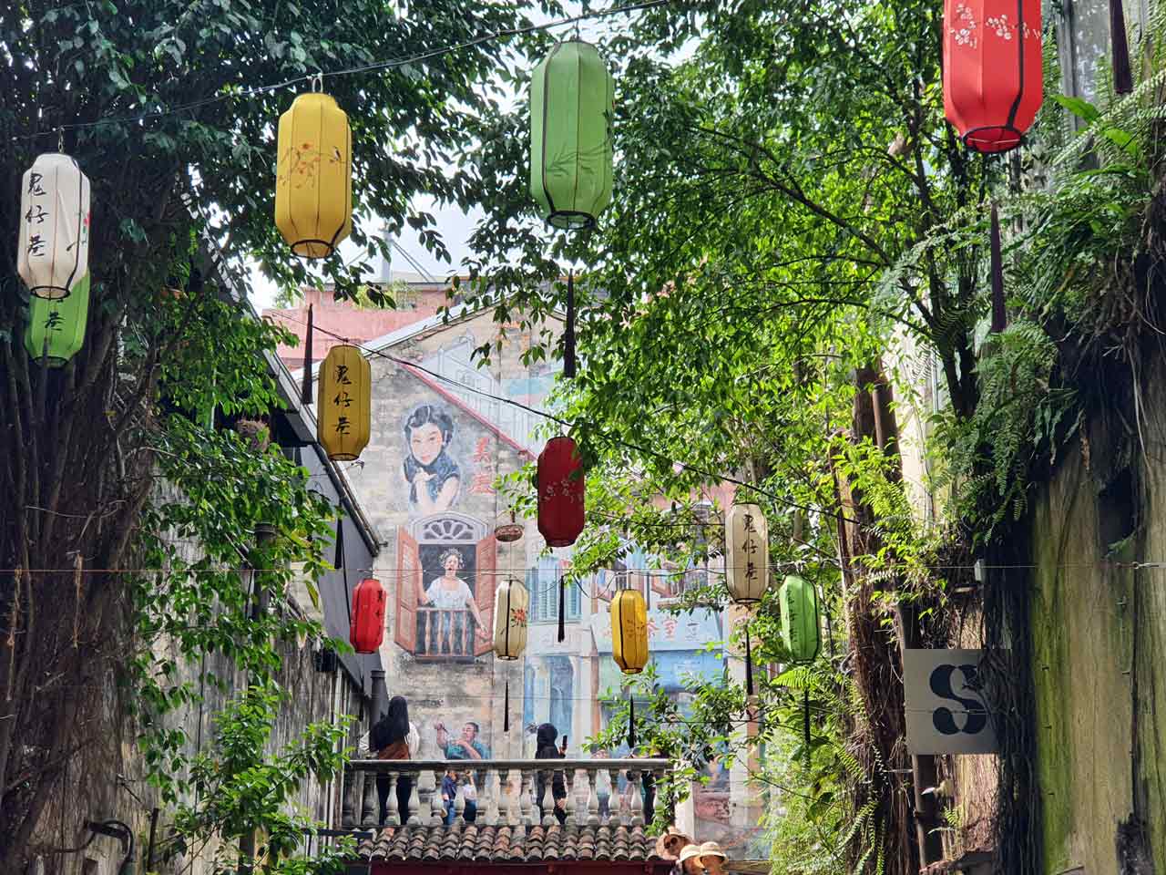 street art at Kwai Chai Hong in Kuala Lumpur, Malaysia