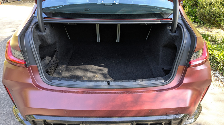 BMW M3 Competition trunk