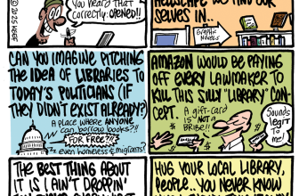 Cartoon: New Library