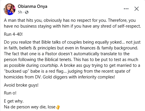A broke guy trying to get married to a rich babe is a red flag - Nigerian doctor says
