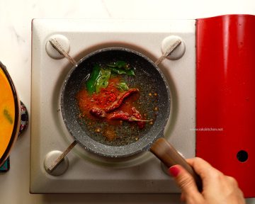 tempering for pulissery