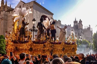 Iconic Holy Week processions in Seville vividly portray the Passion
