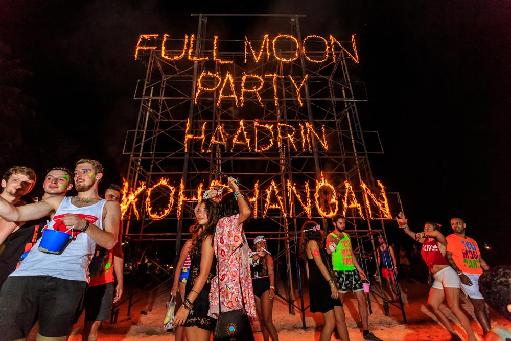 full moon party haad rin koh phangan