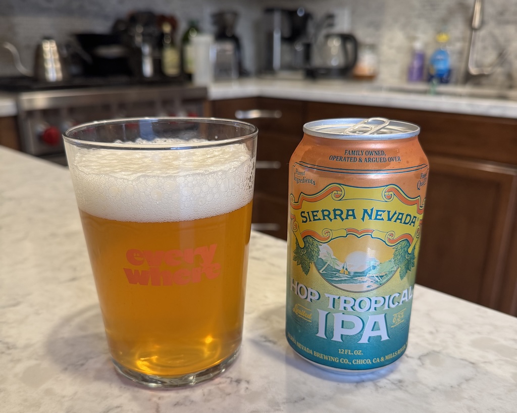 A can of Sierra Nevada Tropical Hop IPA