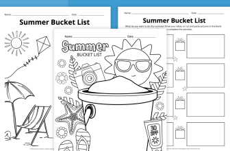 Summer Bucket List Printables