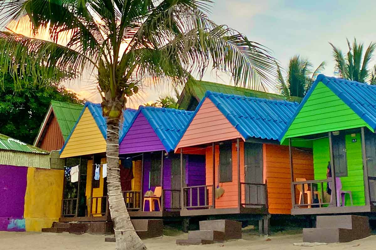 Beach Hut accommodation in Koh Samui, Thailand