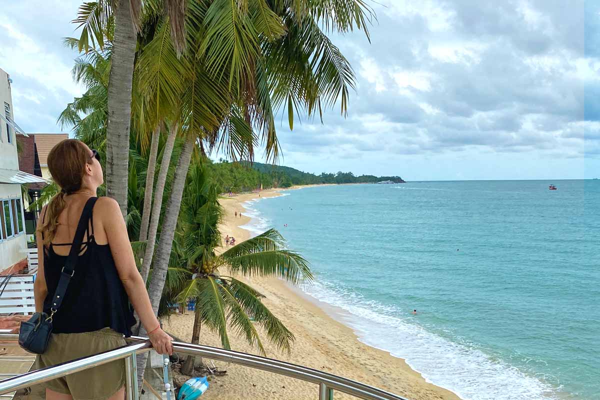 Anna at Bo Phut beach, Koh Samui