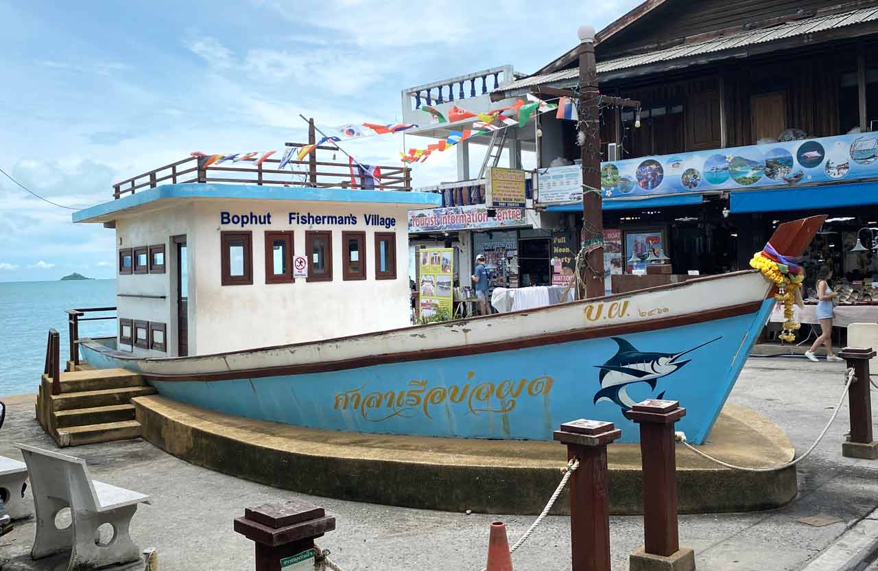 Bo Phut beach fisherman's village, Koh Samui