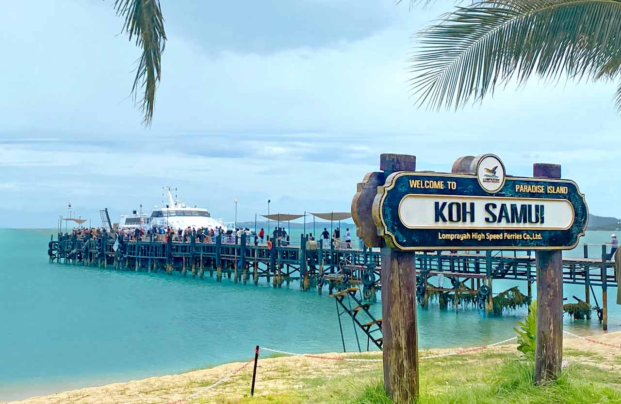 Koh Samui ferry pier
