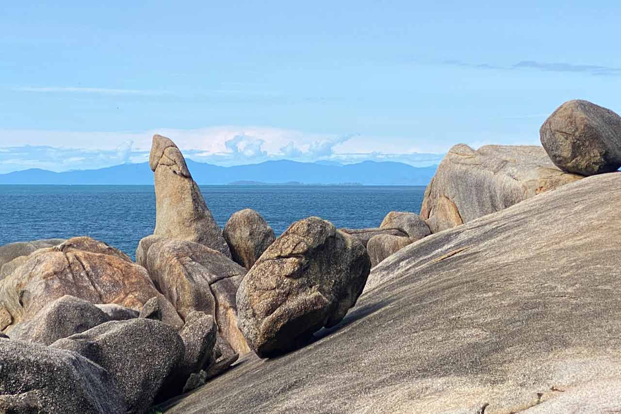 Hin Ta and Hin Yai (Grandfather and Grandmother) rocks on Koh Samui, Thailand