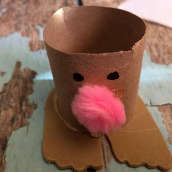 toilet paper roll bunny craft
