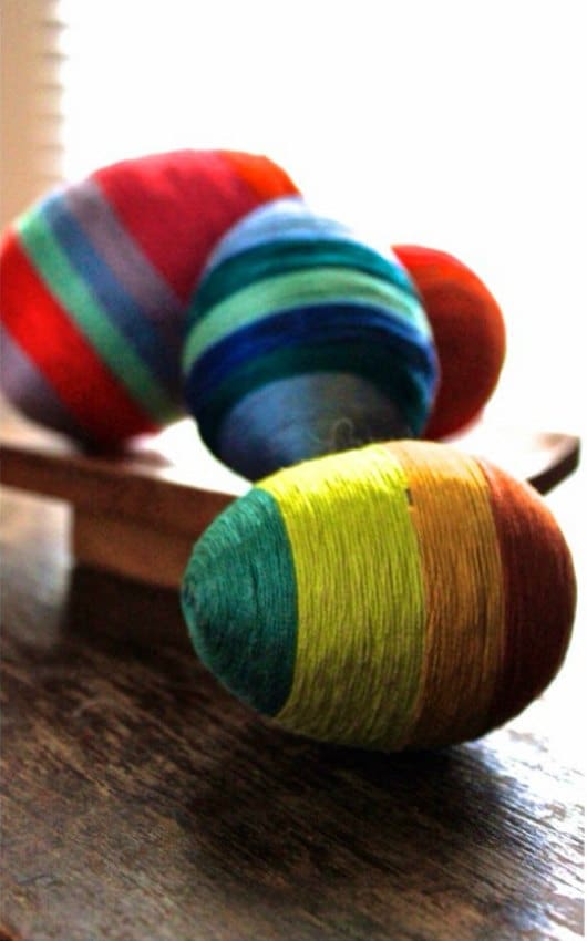 Easter egg decorations DIY craft tutorial