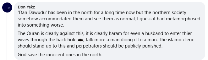 An@.l s3x in the North is the new refinery ? Nigerian doctor, Zainab Suleiman writes